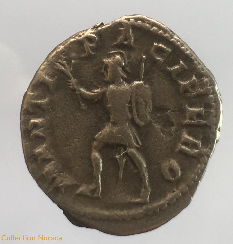 monnaie antique av jc ap romaine republicaine imperiale antoninien de gordien iii marti pacifero