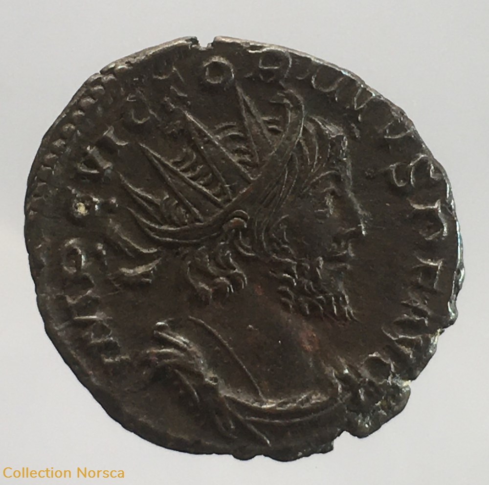 EG 224 - Antoninien de Victorin - VIRTVS AVG monnaie antique jc ap romaine republicaine imperiale eg 224 antoninien de victorin virtvs avg