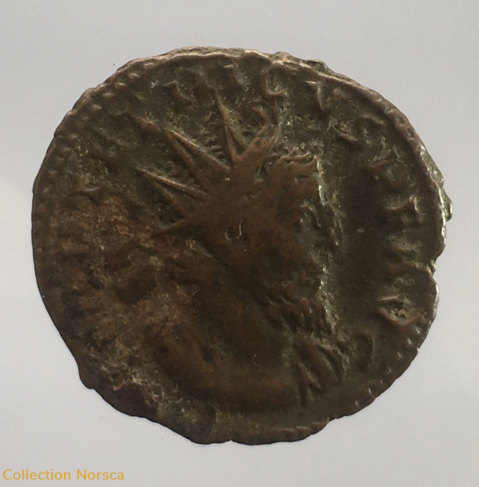 monnaie antique jc ap romaine republicaine imperiale eg 311 antoninien de tetricus hilaritas avgg