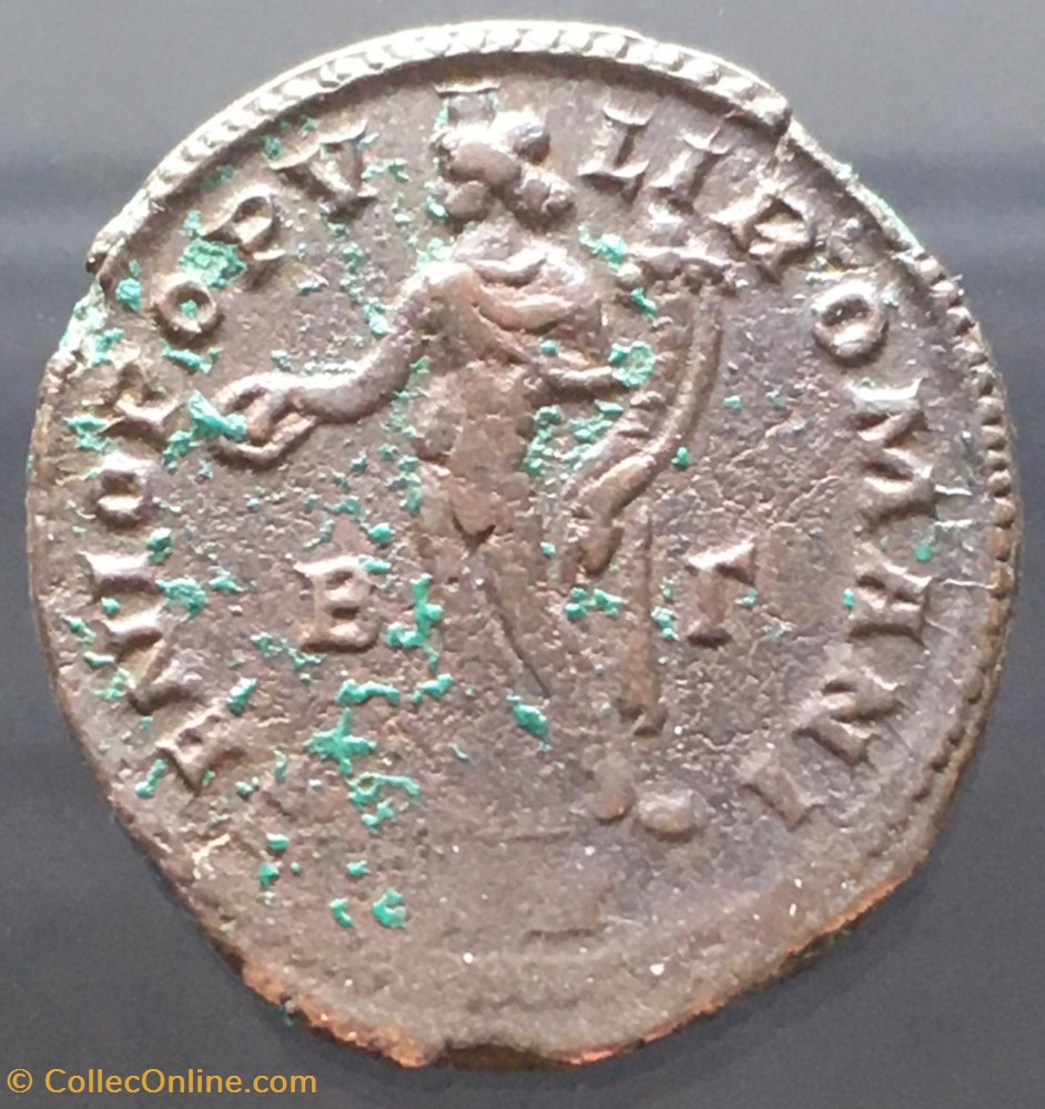 monnaies antiquite av jc ap romaines republicaines imperiales follis de maximien hercule genio popvli romani b gamma tr