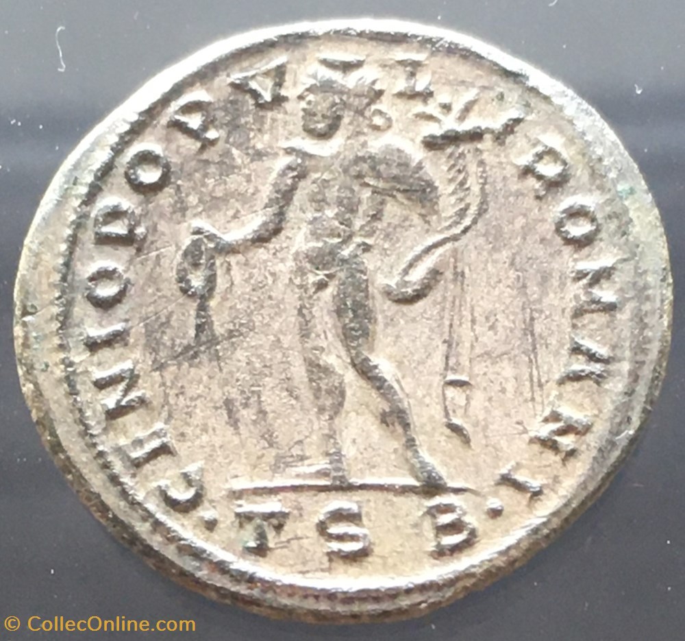 monnaies antiquite av jc ap romaines republicaines imperiales follis de diocletien genio popvli romani tsb