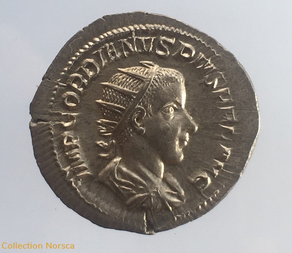 Antoninien de Gordien III - AEQVITAS AVG monnaie antique jc ap romaine republicaine imperiale antoninien de gordien iii aeqvitas avg