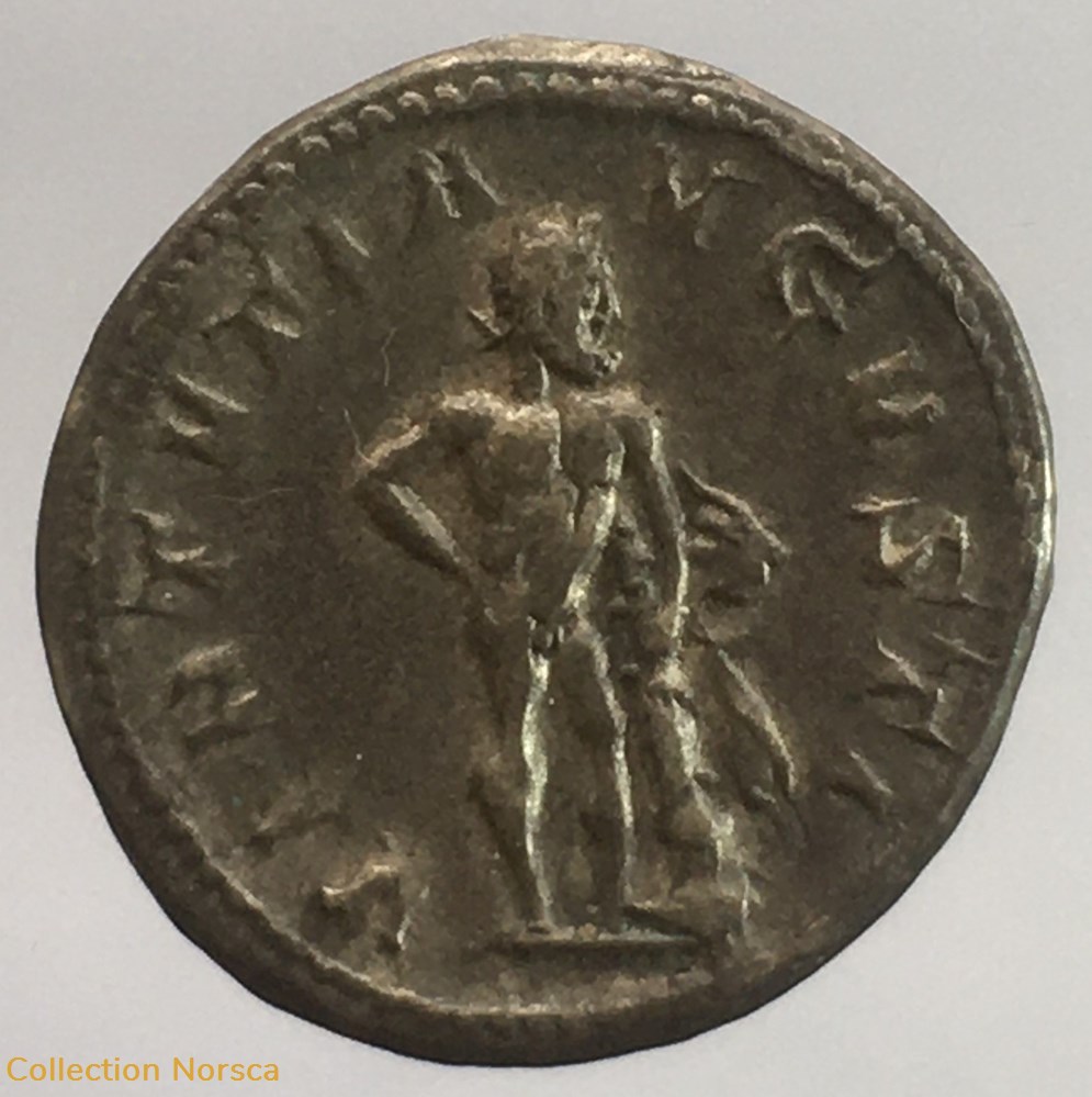 Antoninien de Gordien III - VIRTVTI AVGVSTI monnaie antique jc ap romaine republicaine imperiale antoninien de gordien iii virtvti avgvsti