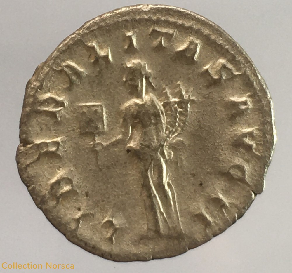 monnaie antique jc ap romaine republicaine imperiale antoninien de gordien iii liberalitas avg ii