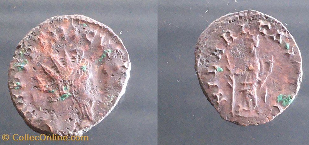 monnaie antiquite av jc ap romaine republicaine imperiale imitation de tetricus