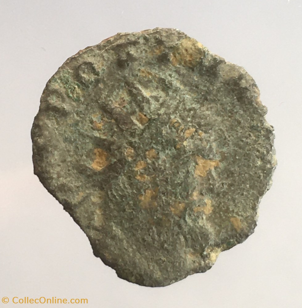 EG 142 - Antoninien de Aureolus - VIRTVS (.) EQVIT// P monnaie antique av jc ap romaine republicaine imperiale eg 142 antoninien de aureolus virtvs eqvit p