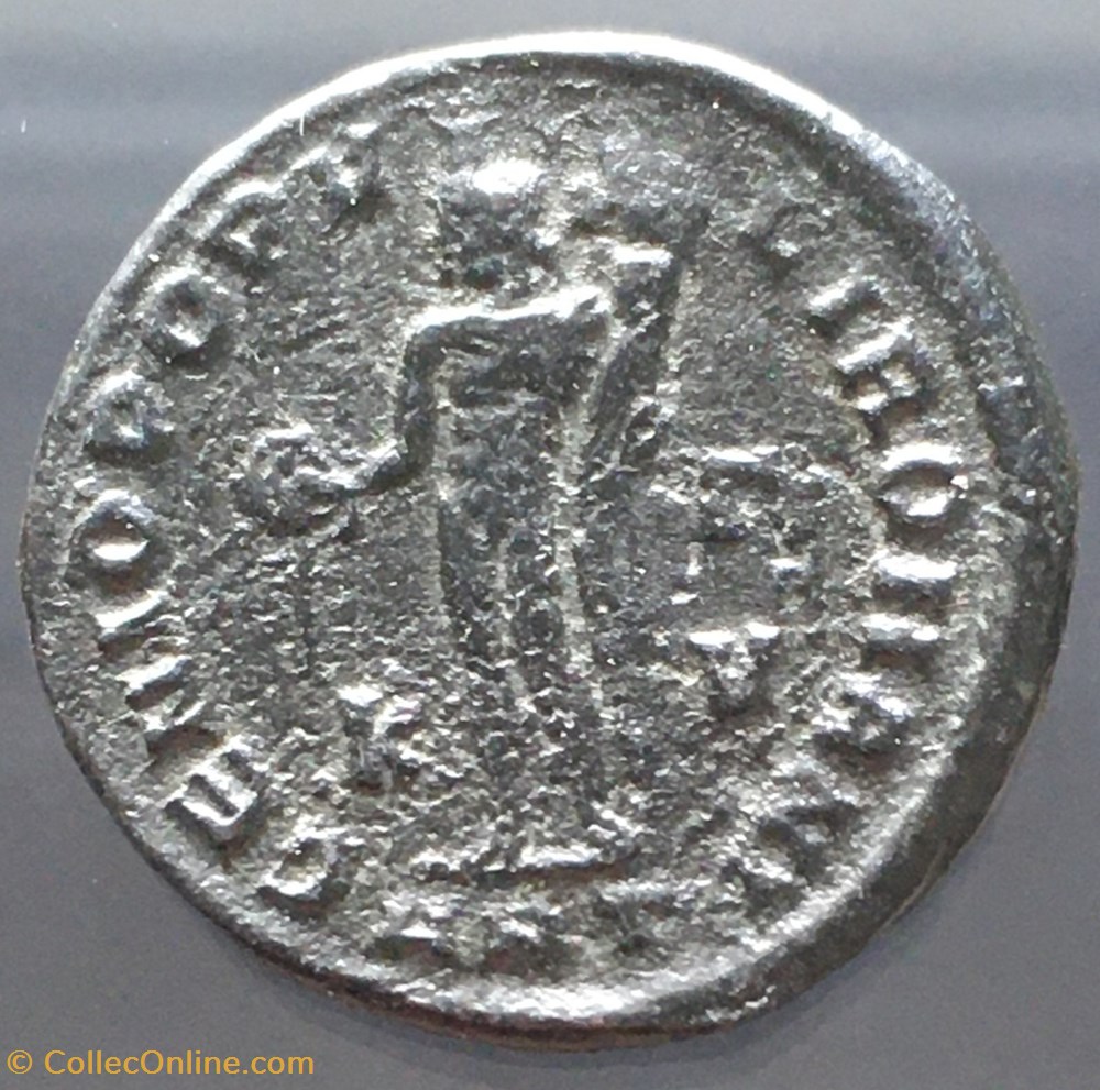 Follis de Maximien Hercule - GENIO POPVLI ROMANI / K / GAMMA / V / ANT monnaies antiquite av jc ap romaines republicaines imperiales follis de maximien hercule genio popvli romani k gamma v ant