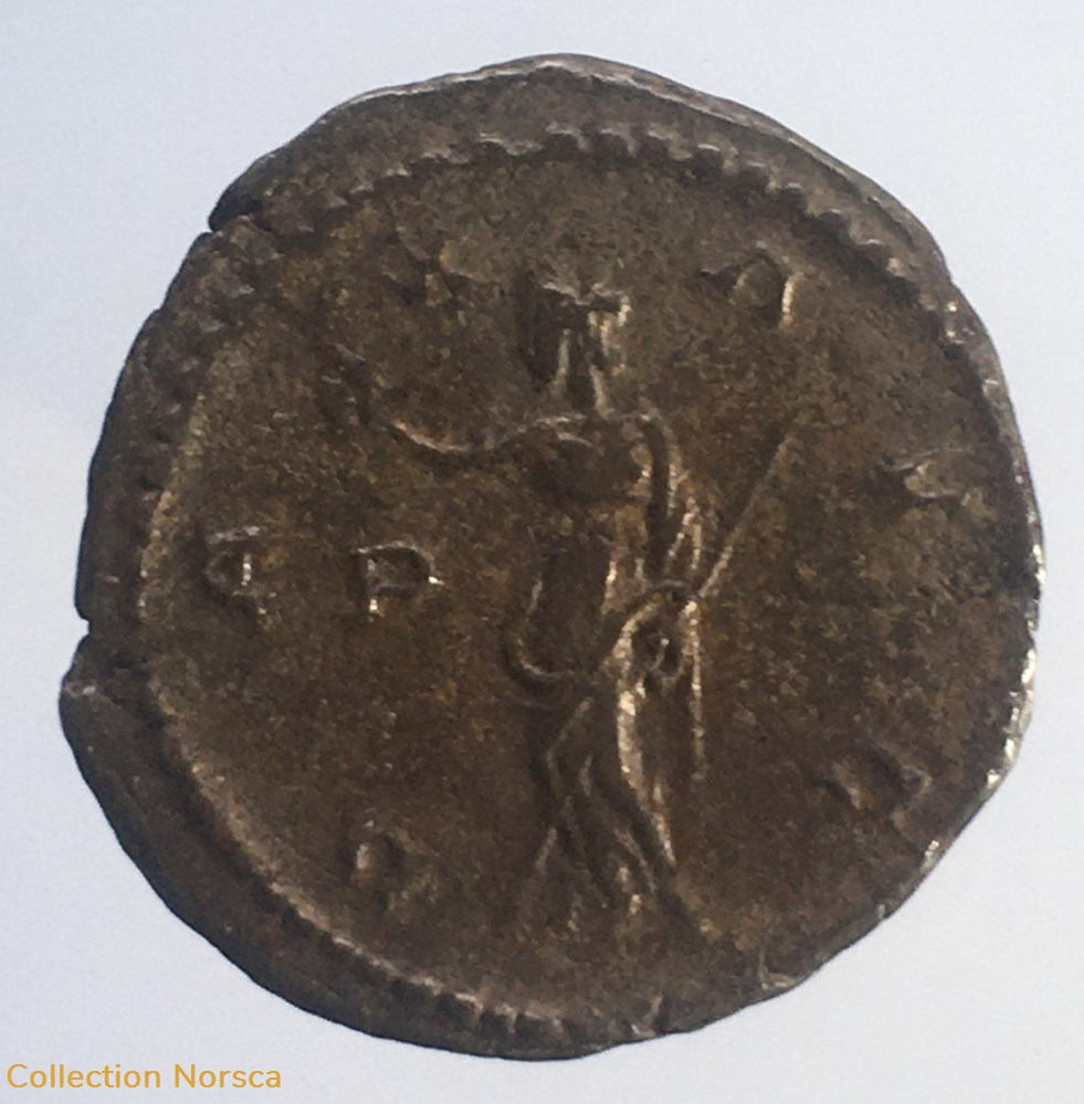 EG 110 - Antoninien de Postume - PAX AVG P/-//- monnaie antique jc ap romaine republicaine imperiale eg 110 antoninien de postume pax avg p