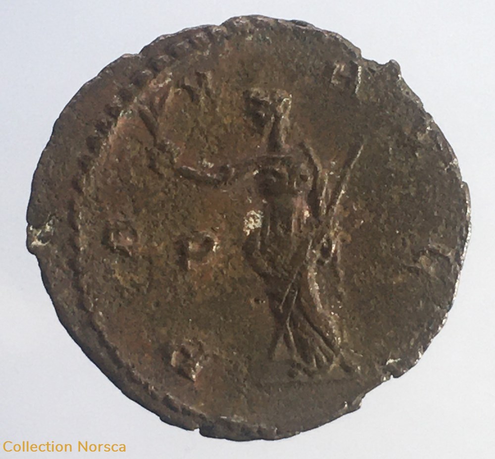 EG 110 - Antoninien de Postume - PAX AVG P/-//- monnaies antiquite jc ap romaines republicaines imperiales eg 110 antoninien de postume pax avg p