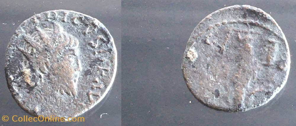 Imitation de Tétricus monnaie antiquite av jc ap romaine republicaine imperiale imitation de tetricus