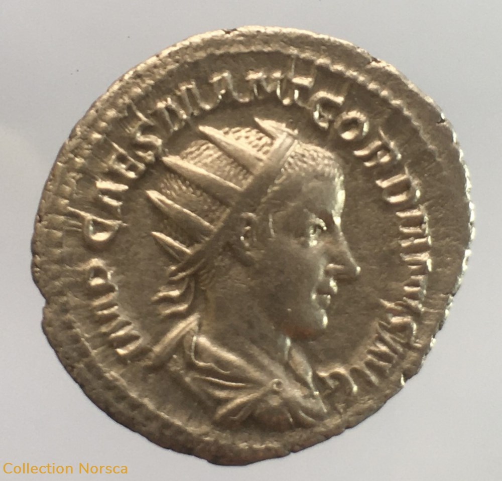 Antoninien de Gordien III - AEQVITAS AVG monnaie antique jc ap romaine republicaine imperiale antoninien de gordien iii aeqvitas avg