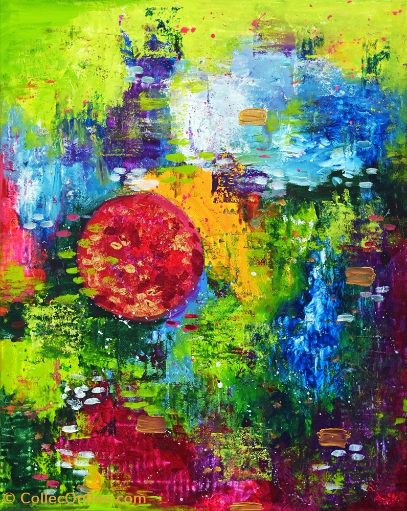 A sunny day art antiquity painting drawing a sunny day
