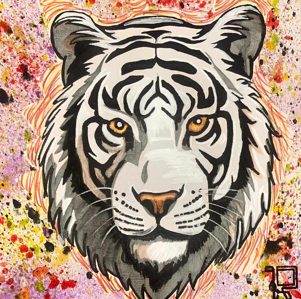 art antiquites autres tiger