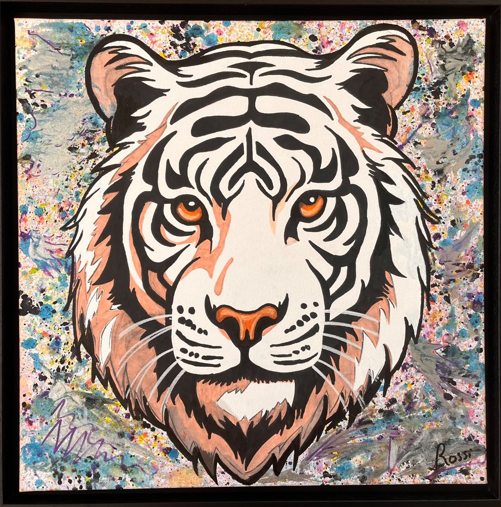 art antiquites autres white tiger