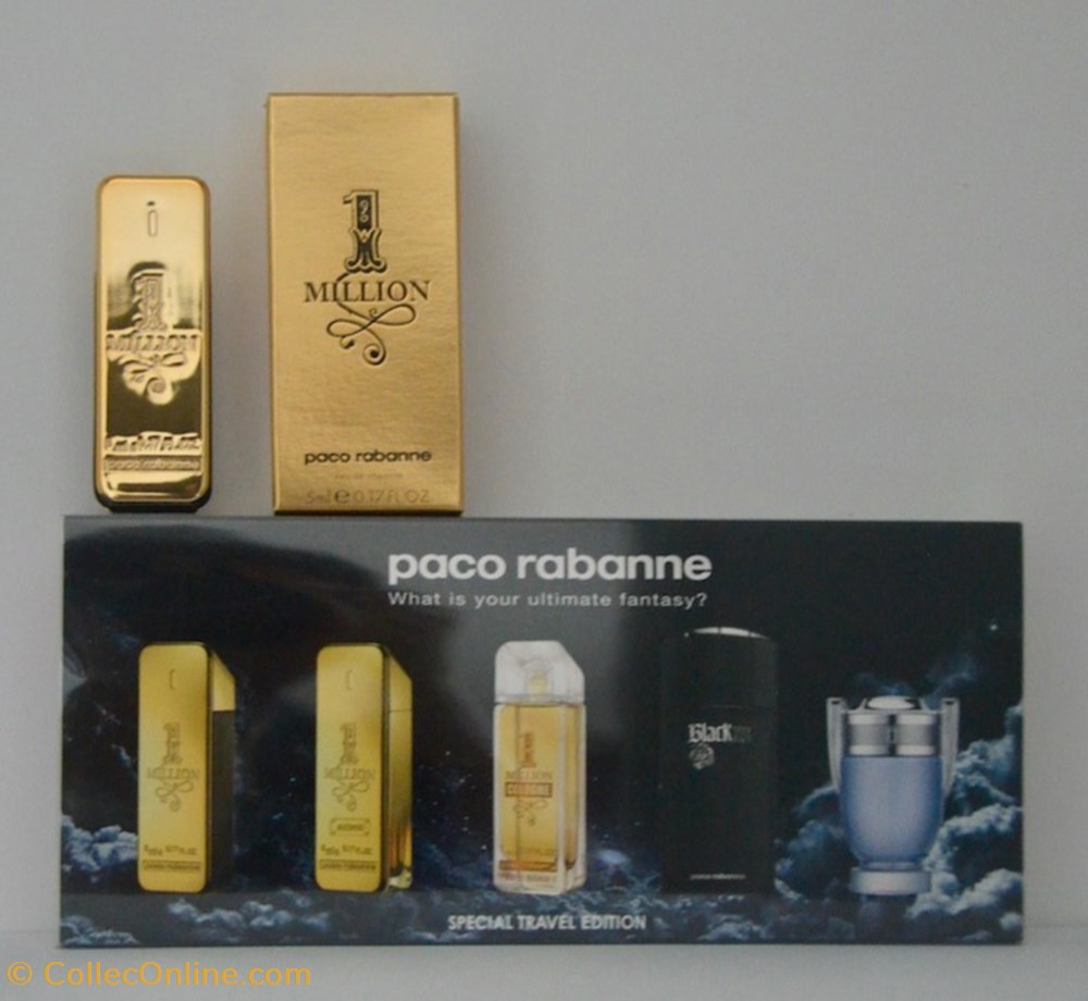 RABANNE Paco - Coffret "What is your ultimate fantasy" ? - 1 Million parfums beaute miniatures rabanne paco coffret what is your ultimate fantasy 1 million