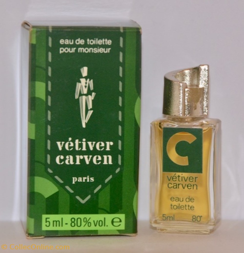 CARVEN - Vetiver parfums beaute miniatures carven vetiver