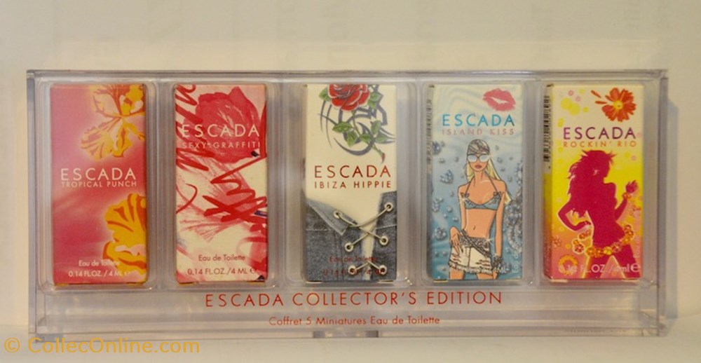 LEY Margaretha - ESCADA - Coffret Escada Collector's Édition 2008-2 - Rockin' Rio 3 parfums beaute miniatures ley margaretha escada coffret escada collector s edition 2008 2 rockin rio