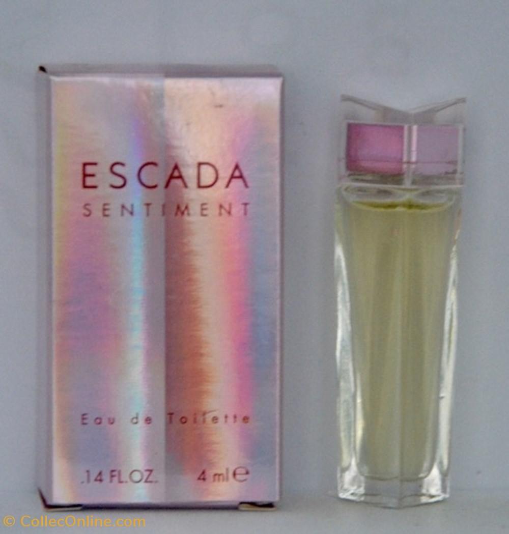parfums beaute miniatures ley margaretha escada sentiment