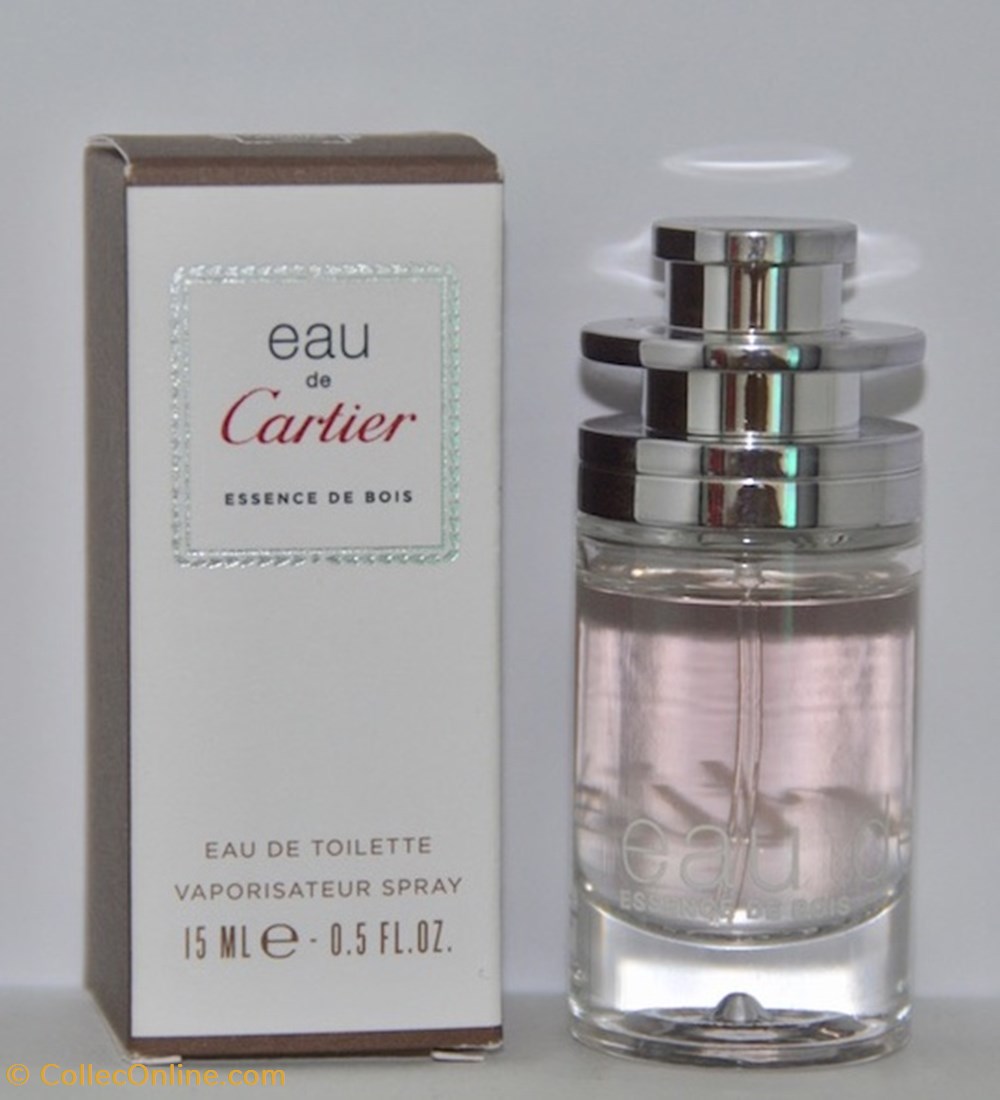 parfums beaute miniatures cartier eau de cartier essence de bois