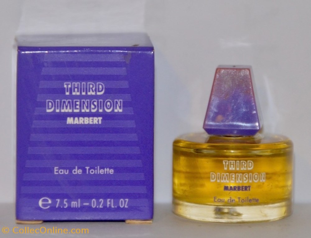 parfums beaute miniatures marbert third dimension