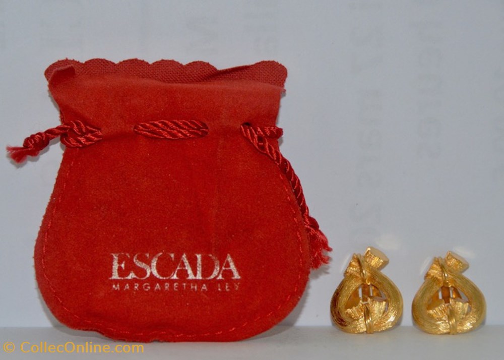 LEY Margaretha - ESCADA - Boucle d'oreille parfums beaute miniatures ley margaretha escada boucle oreille
