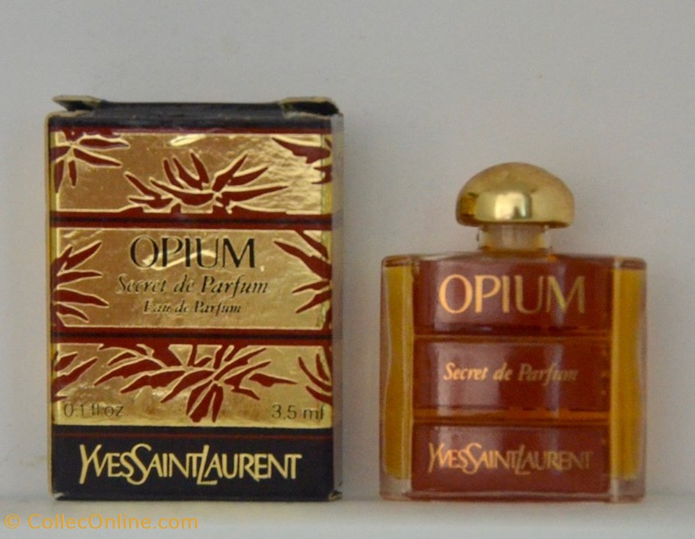 parfums beaute miniatures saint laurent yves opium secret de parfum