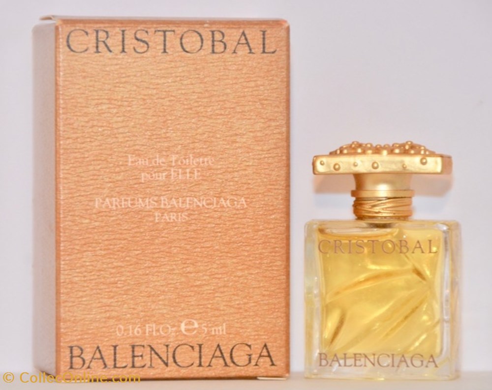 BALENCIAGA - Cristobal parfums beaute miniatures balenciaga cristobal