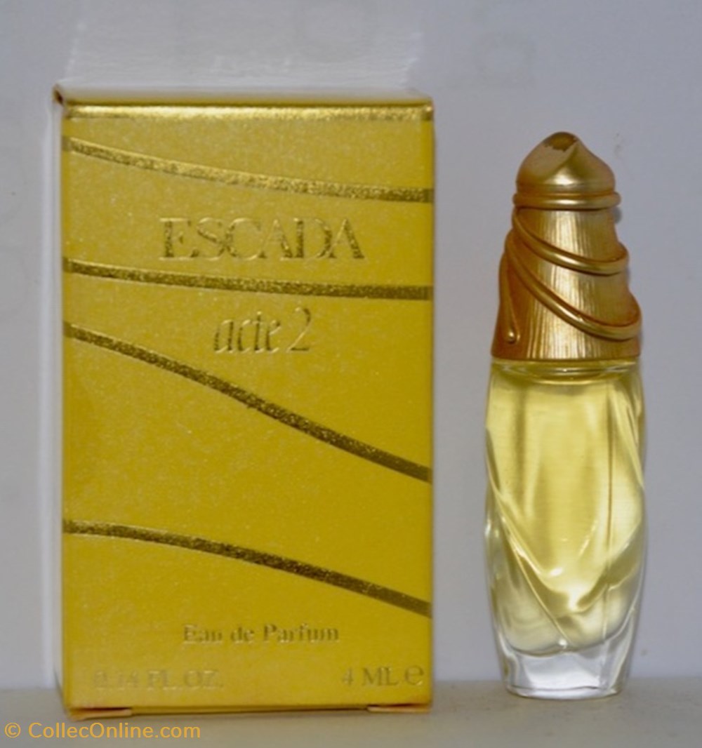 LEY Margaretha - ESCADA - Acte 2 parfums beaute miniatures ley margaretha escada acte 2