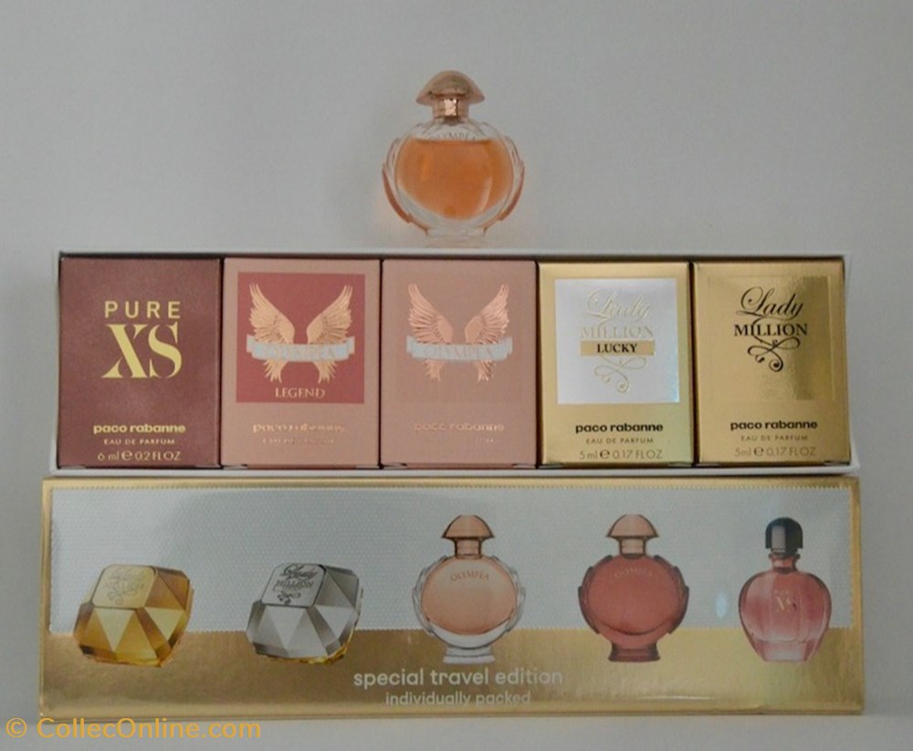 parfums beaute miniatures rabanne paco coffret paco rabanne femme olympea