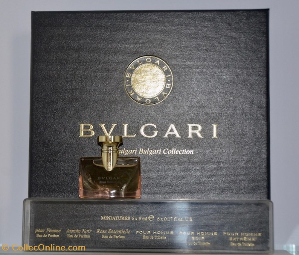 parfums beaute miniatures bvlgari the bulgari collection coffret rose essentielle