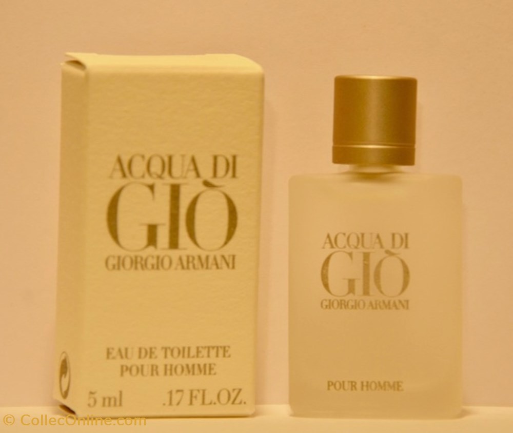 ARMANI Giorgio - Acqua Di Gio H parfums beaute miniatures armani giorgio acqua di gio h
