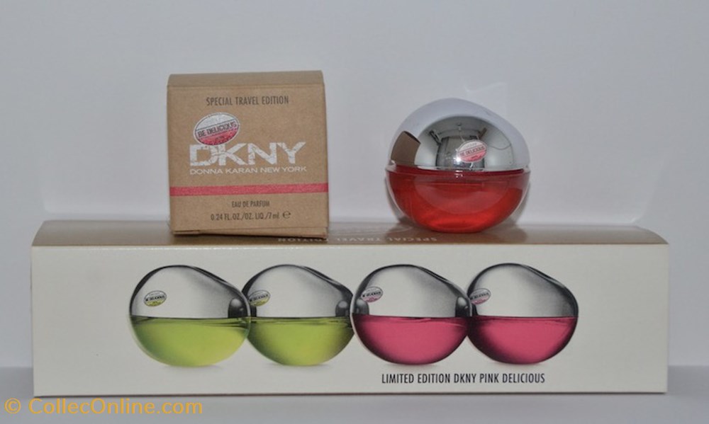 parfums beaute miniatures karan donna dkny special travel edition coffret pink delicious pink delicious