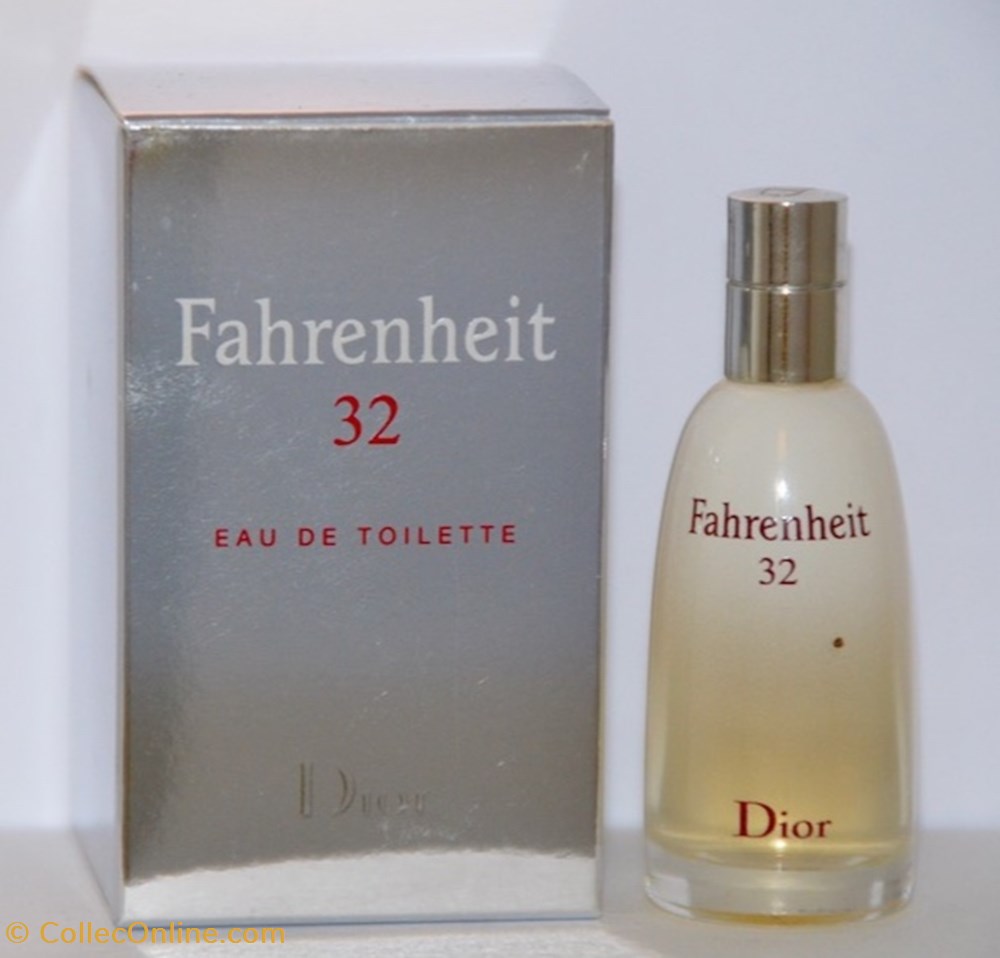 DIOR Christian - Fahreinheit 32 parfums beaute miniatures dior christian fahreinheit 32