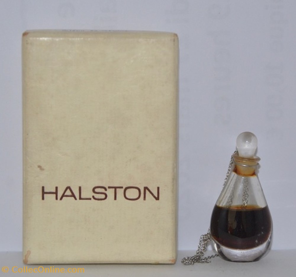parfums beaute miniatures halston frowick roy halston pendentif
