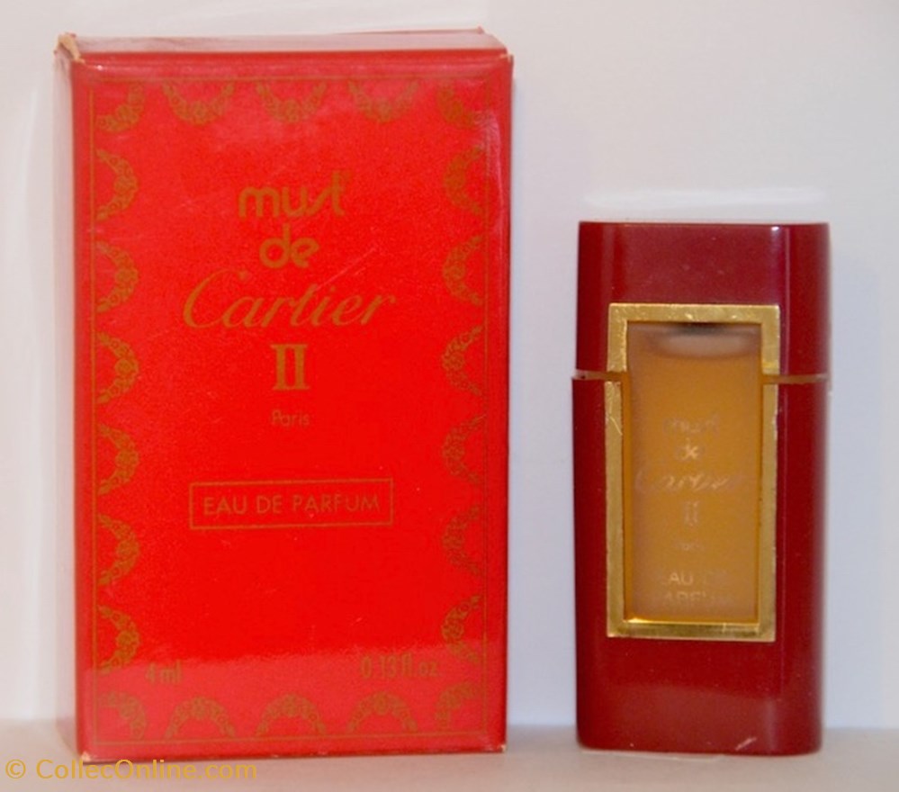 CARTIER - Must de Cartier II parfums beaute miniatures cartier must de cartier ii