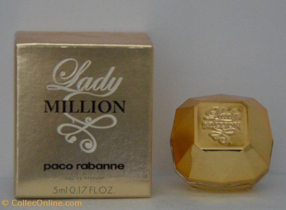 parfums beaute miniatures rabanne paco lady million