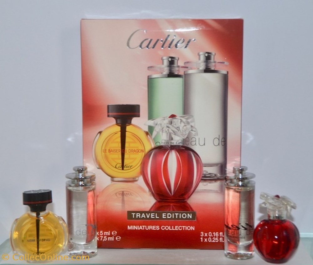 CARTIER - Miniatures Collection coffret - Le Baiser du Dragon parfums beaute cartier miniatures collection coffret le baiser du dragon