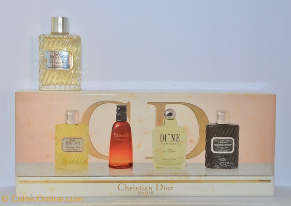 DIOR Christian - Coffret La Collection Homme - Eau Sauvage parfums beaute miniatures dior christian coffret la collection homme eau sauvage