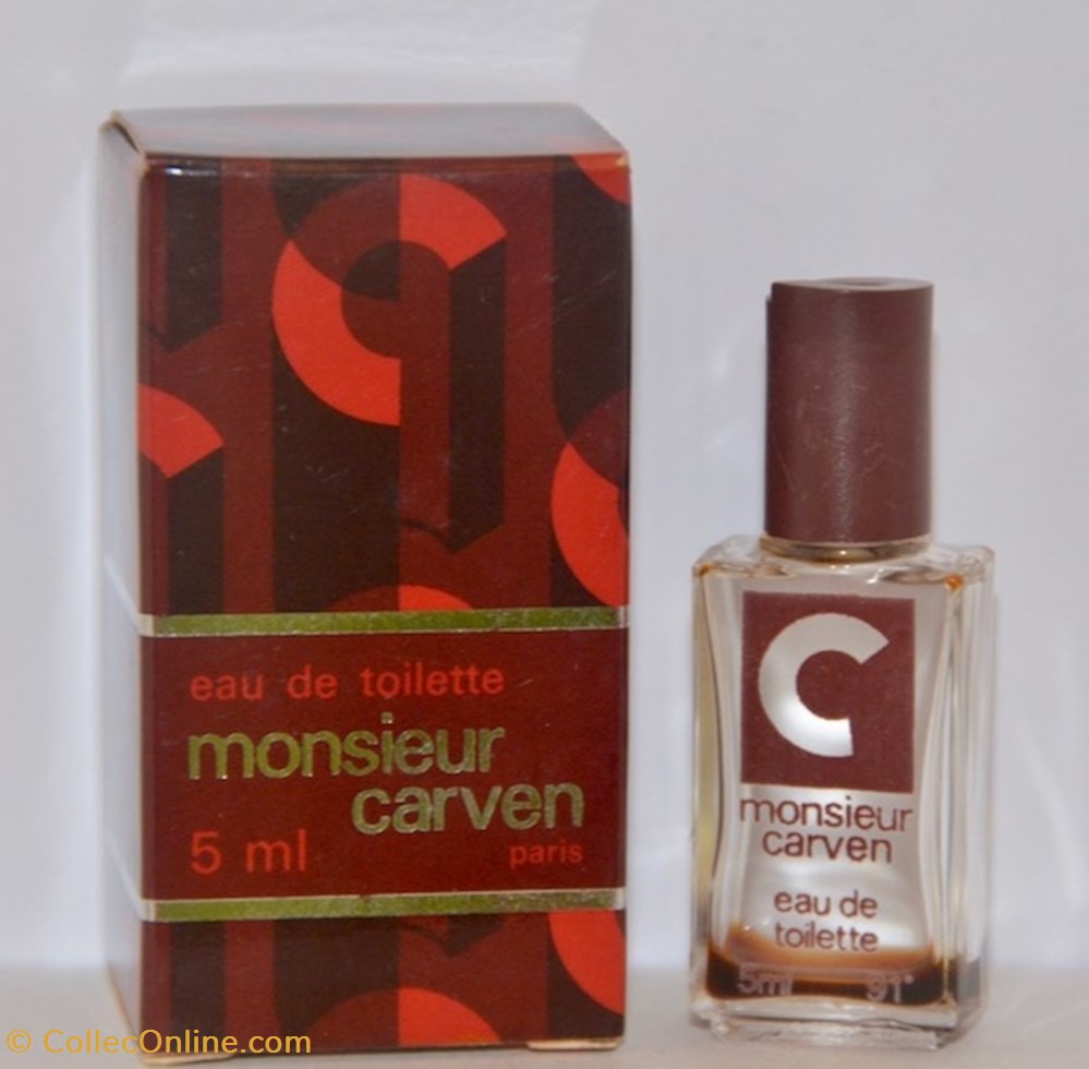 parfums beaute miniatures carven monsieur