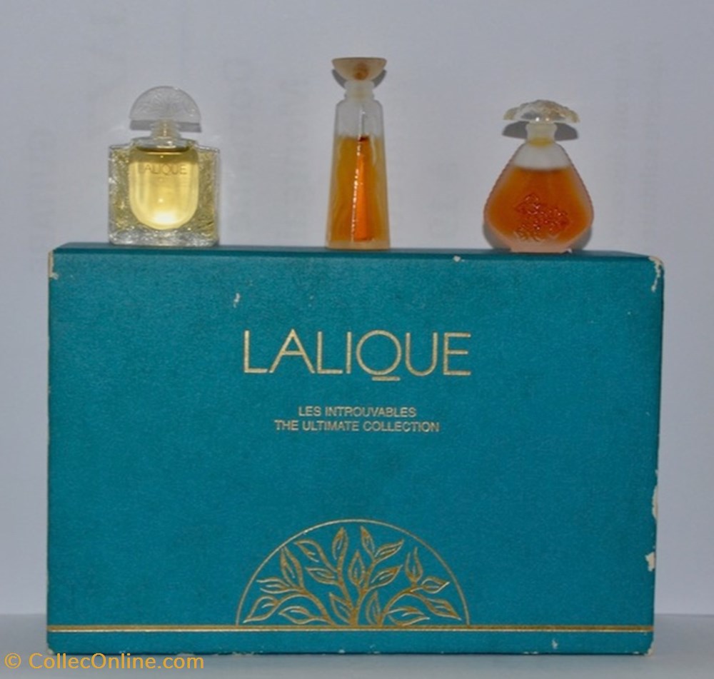 LALIQUE René - Les Introuvables - The Ultimate Collection - Coffret N°1 - Les 4 Muses 94 parfums beaute miniatures lalique rene les introuvables the ultimate collection coffret n 1 les 4 muses 94