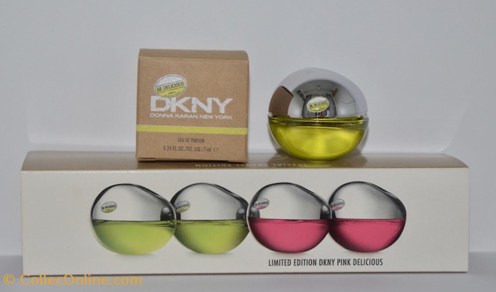 parfums beaute miniatures karan donna dkny special travel edition coffret pink delicious be delicious