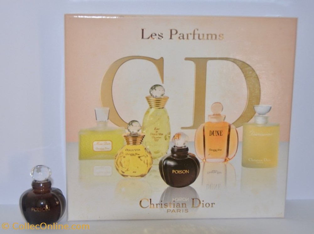 DIOR Christian - Coffret Les Parfums - Poison beaute miniatures dior christian coffret les parfums poison