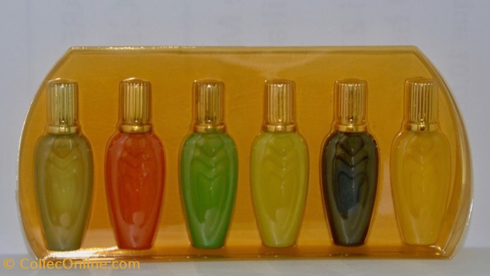 LEY Margaretha - ESCADA - Coffret Anniversaire - 1995 Océan blue parfums beaute miniatures ley margaretha escada coffret anniversaire 1995 ocean blue