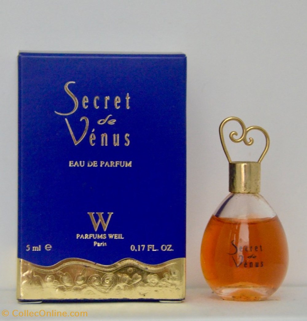 WEIL Jacques & Alfred - Secret de Vénus parfums beaute miniatures weil jacques alfred secret de venus