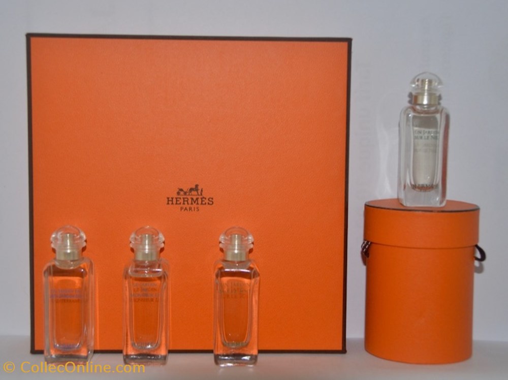 HERMÈS - Coffret La Collection Des Parfums Jardins - Un Jardin sur le Nil beaute miniatures hermes coffret la collection des parfums jardins un jardin sur le nil