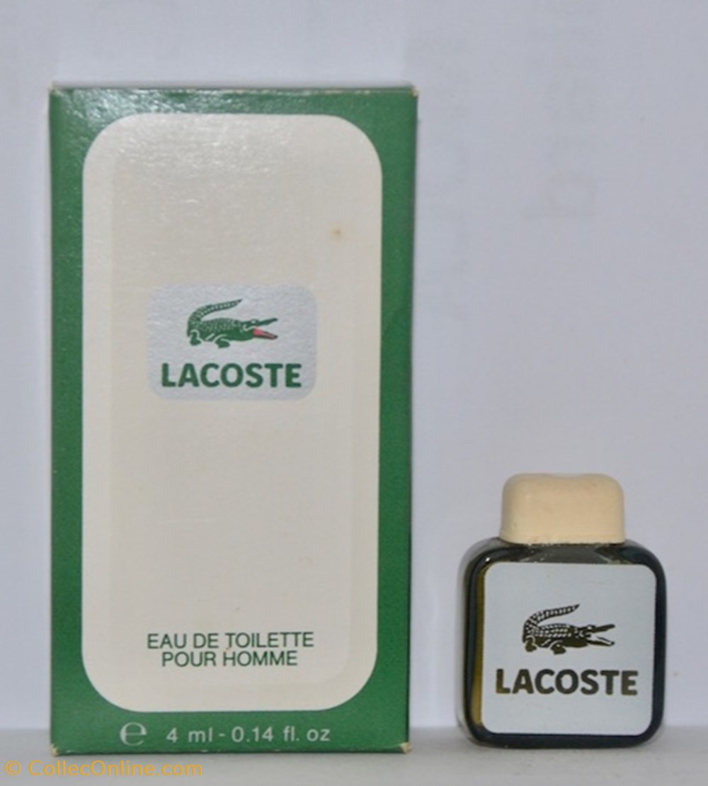 parfums beaute miniatures lacoste rene lacoste