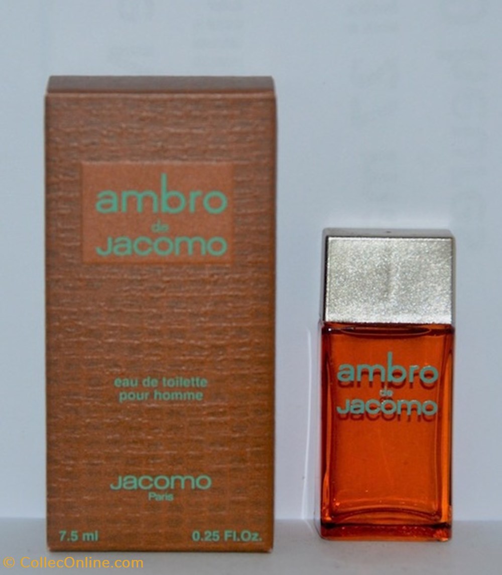 parfums beaute miniatures jacomo ambro
