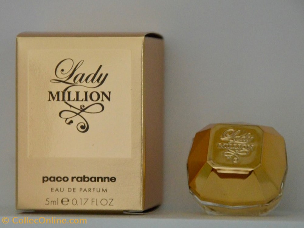 parfums beaute miniatures rabanne paco coffret paco rabanne femme lady million