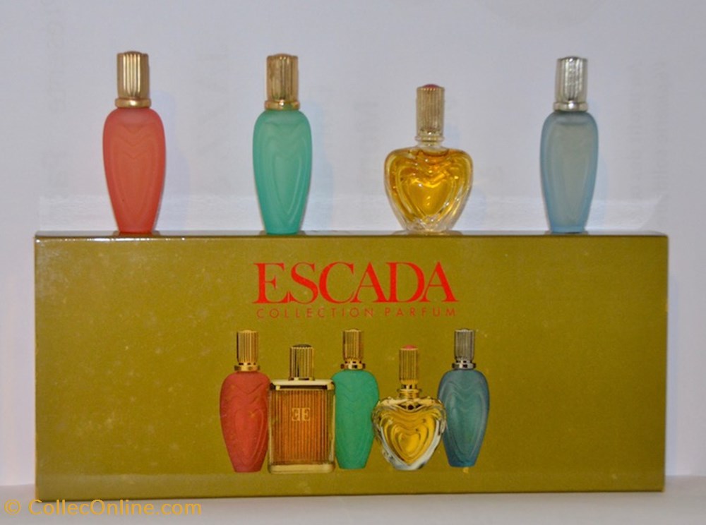 parfums beaute miniatures ley margaretha escada coffret collection parfum 2008 chiffon sorbet