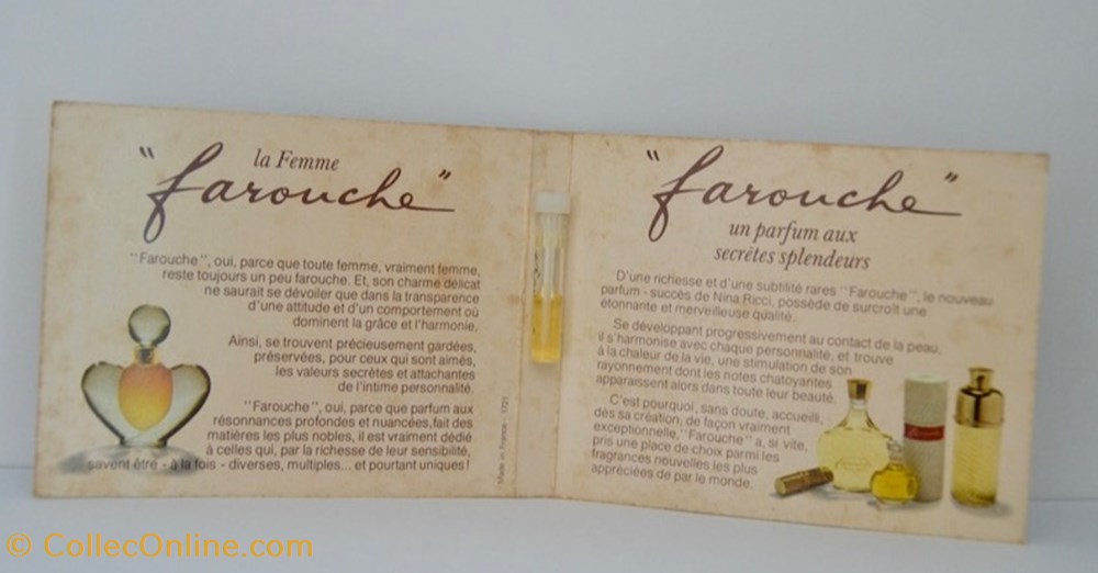 RICCI Nina - Farouche parfums beaute miniatures ricci nina farouche